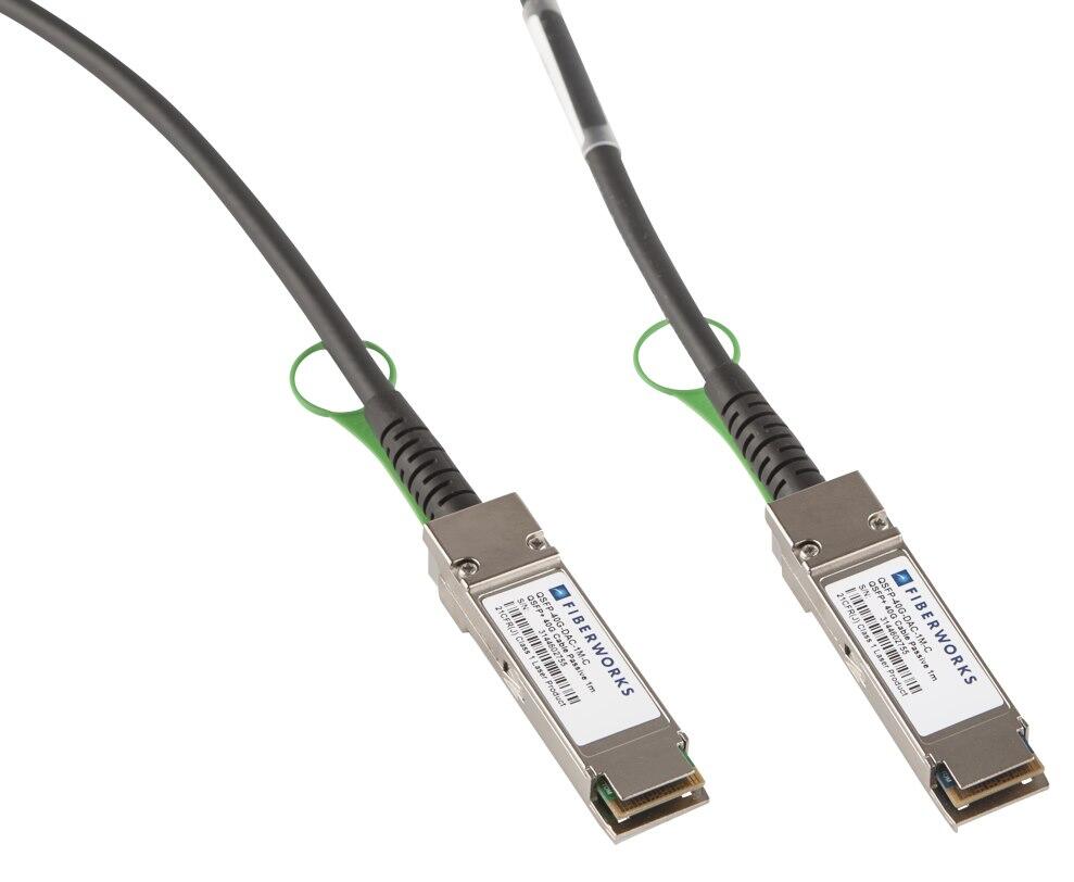 QSFP-40G-DAC Fiberworks AS  QSFP+ 40G Copper Twinax cable (DAC) Passive, 40GBASE-CR4